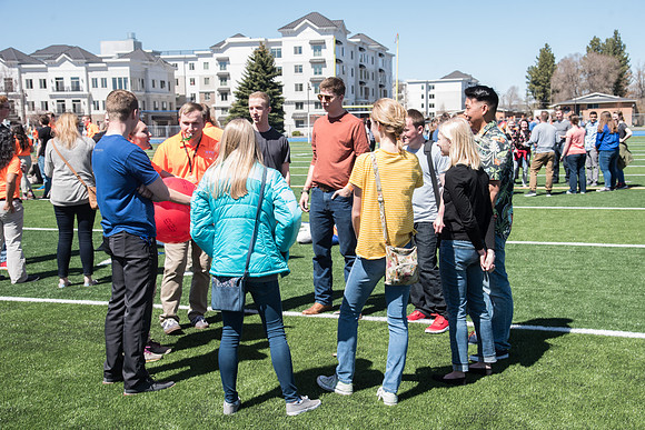 Get Connected activities held at the BYU-Idaho Stadium. April 2018