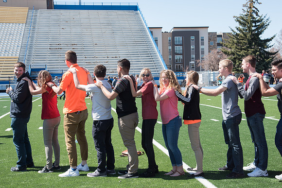 Get Connected activities held at the BYU-Idaho Stadium. April 2018