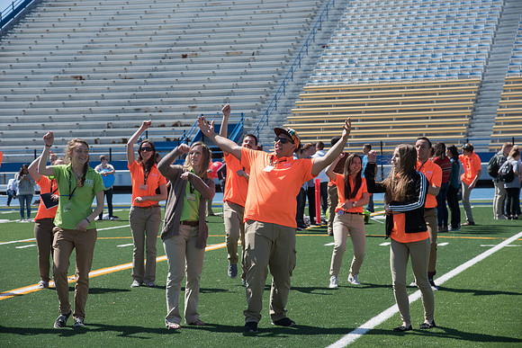 Get Connected activities held at the BYU-Idaho Stadium. April 2018
