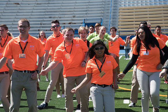 Get Connected activities held at the BYU-Idaho Stadium. April 2018