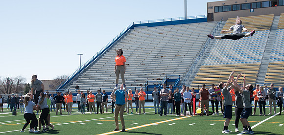 Get Connected activities held at the BYU-Idaho Stadium. April 2018