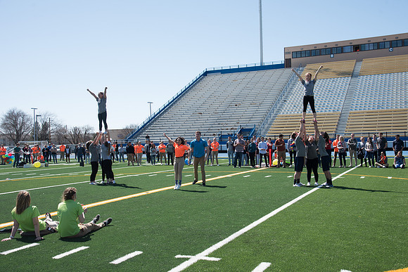 Get Connected activities held at the BYU-Idaho Stadium. April 2018