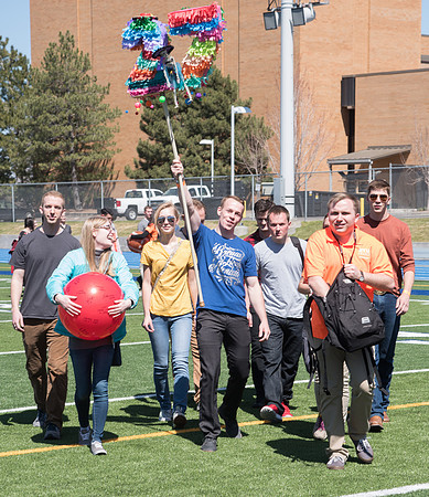 New students headed to the Taylor Chapel for the Get Connected Devotional. April 2018