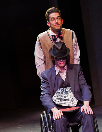Promotion pictures taken in the Snow Drama Theatre for the upcoming production, Lucky Stiff.