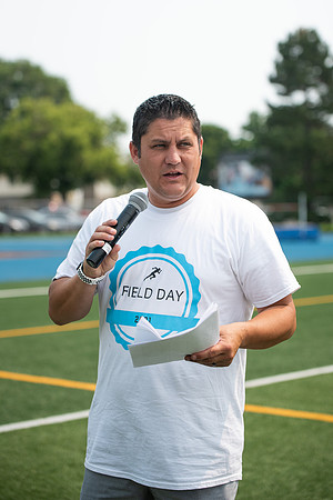 BYUI students and community members participate in a field day on campus during the spring 2021 semester.