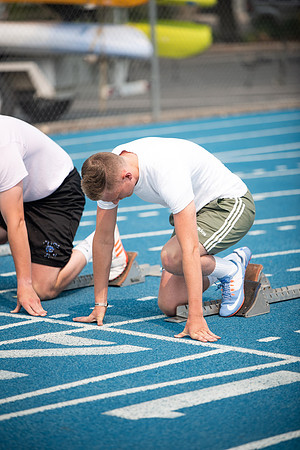 BYUI students and community members participate in a field day on campus during the spring 2021 semester.