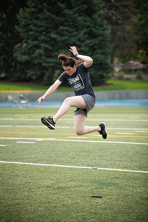 BYUI students and community members participate in a field day on campus during the spring 2021 semester.