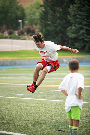 BYUI students and community members participate in a field day on campus during the spring 2021 semester.