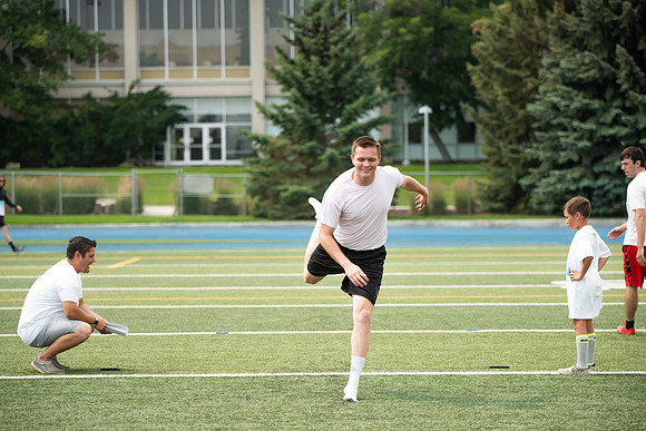 BYUI students and community members participate in a field day on campus during the spring 2021 semester.