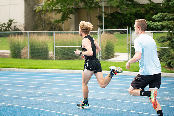 BYUI students and community members participate in a field day on campus during the spring 2021 semester.