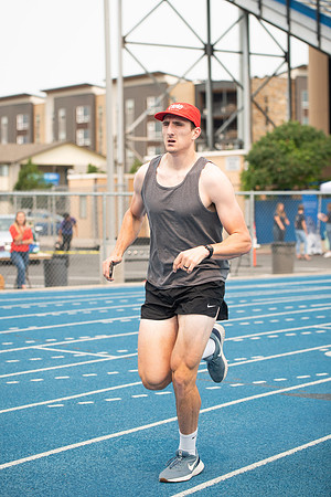 BYUI students and community members participate in a field day on campus during the spring 2021 semester.
