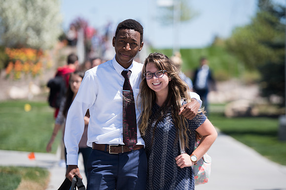 BYU-Idaho Devotional traffic. May 2018