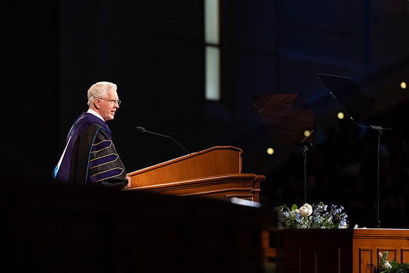 President Alvin F. Meredith is inaugurated as president of BYU-Idaho.