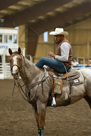 Students gather at the rodeo grounds to watch the spirit week rodeo.