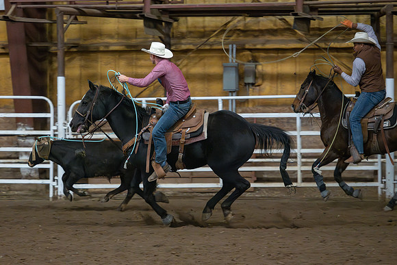 Students gather at the rodeo grounds to watch the spirit week rodeo.