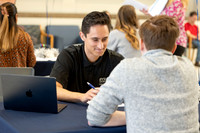 Mock interviews put on for students at the Career Center.