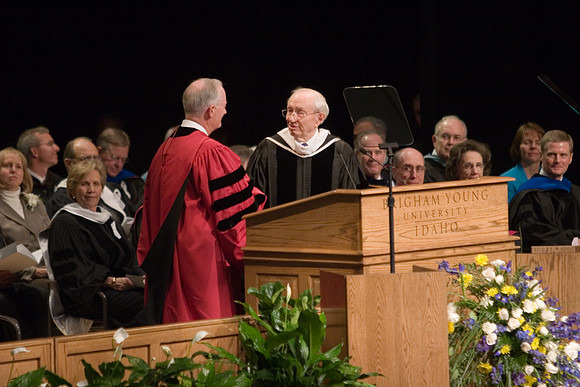 BYU-Idaho President Kim B. Clark Inauguration ceremony.