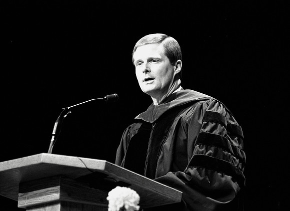 Pres David A Bednar's Inauguration - Feb 1998