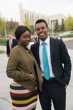 Couples going into the I-Center together. May 2018