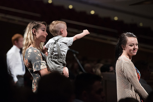 Married Students were given the opportunity to ask a question each in the I-Center. May 2018