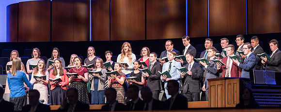 Choir singing. May 2018