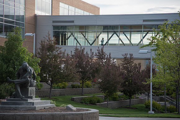 BYU-Idaho Campus during sunset. May 2018