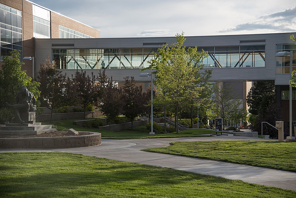 BYU-Idaho Campus during sunset. May 2018