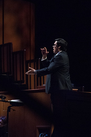 BYU-Idaho Devotional Choir Director. May 2018
