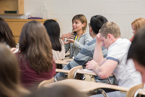 BYU-Idaho Employee Students and full-time Employees participating and learning during Evolve Conference. May 2018
