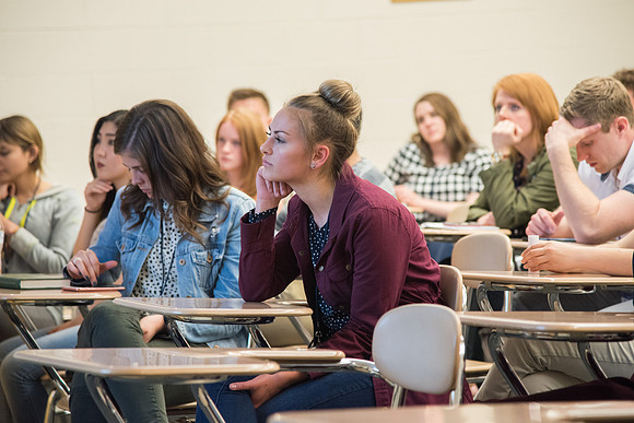 BYU-Idaho Employee Students and full-time Employees participating and learning during Evolve Conference. May 2018