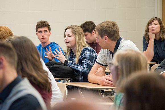 BYU-Idaho Employee Students and full-time Employees participating and learning during Evolve Conference. May 2018