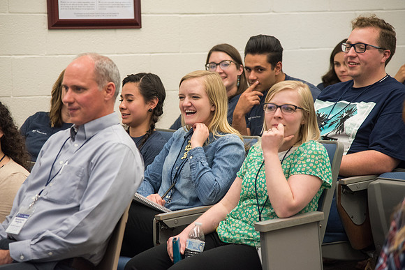 BYU-Idaho Employee Students and full-time Employees participating and learning during Evolve Conference. May 2018