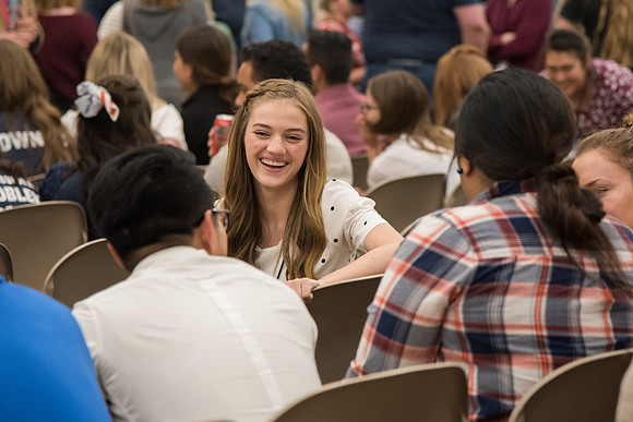 BYU-Idaho Employee Students and full-time Employees participating and learning during Evolve Conference. May 2018