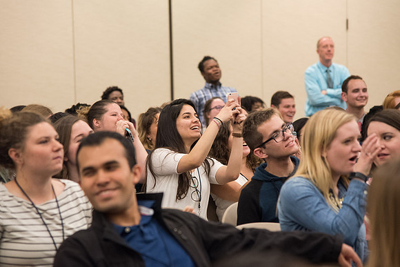 BYU-Idaho Employee Students and full-time Employees participating and learning during Evolve Conference. May 2018