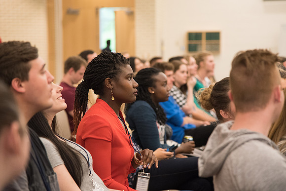 BYU-Idaho Employee Students and full-time Employees participating and learning during Evolve Conference. May 2018