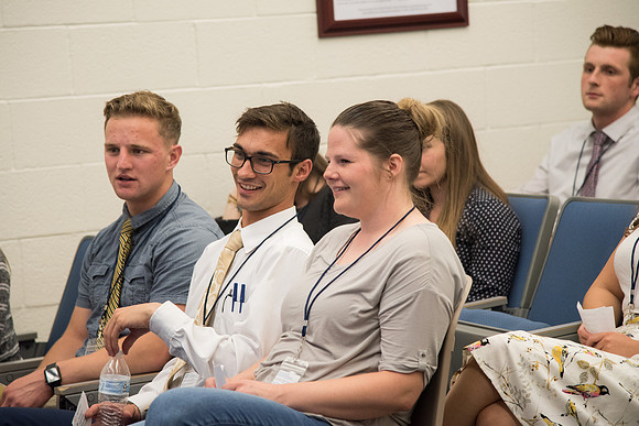 BYU-Idaho Employee Students and full-time Employees participating and learning during Evolve Conference. May 2018