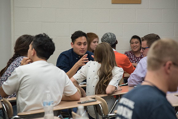 BYU-Idaho Employee Students and full-time Employees participating and learning during Evolve Conference. May 2018