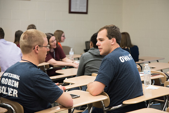 BYU-Idaho Employee Students and full-time Employees participating and learning during Evolve Conference. May 2018