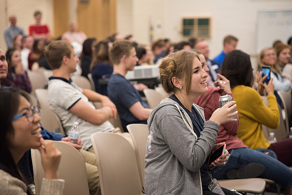 BYU-Idaho Employee Students and full-time Employees participating and learning during Evolve Conference. May 2018