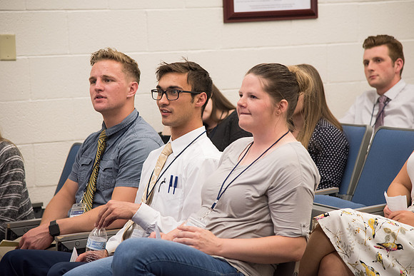 BYU-Idaho Employee Students and full-time Employees participating and learning during Evolve Conference. May 2018