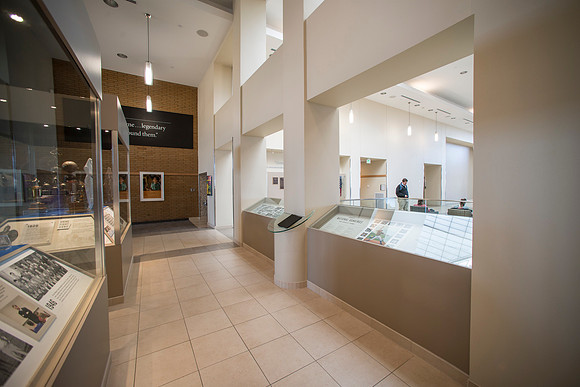 Legacy Hall in the Manwaring Center received some additional art work creating a lasting tribute to the ongoing Sprit of Ricks here at BYU-Idaho.  Two new show cases were added to Legacy Hall to pay t