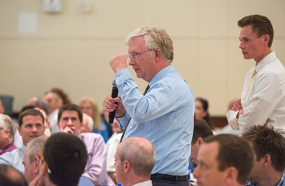 Faculty luncheon guest speaker, James M. Lang, shares insites on Small Teaching: "From Minor Changes To Major Learning". Faculty discuss concepts taught.