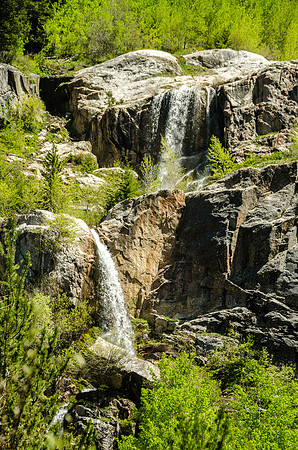 Beautiful spring day hiking through the Teton Canyon on the Alaska Basin trail.