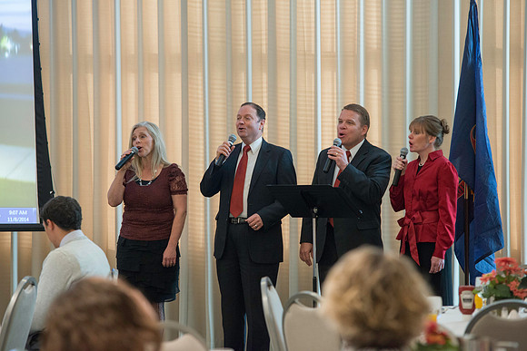 Nov, 9 2014, Ed and Arlene Williams were honored at Emeritus Breakfast.