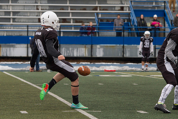It was a constant battle on the turf for the championship title as the Knights took on the Hurricanes. The Knights were able to hold the Hurricanes as they played in overtime, with the final score bei