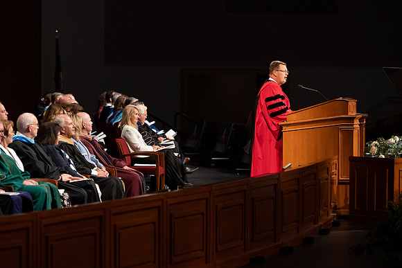 President Alvin F. Meredith is inaugurated as president of BYU-Idaho.