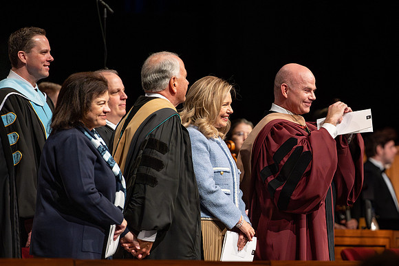 President Alvin F. Meredith is inaugurated as president of BYU-Idaho.