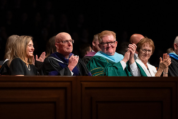 President Alvin F. Meredith is inaugurated as president of BYU-Idaho.