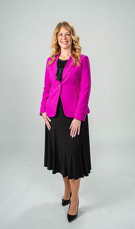 Photoshoot of Sister Meredith, Sister LaBuagh, and Sister Hurley with the Women in Business Society president Hana Edossa. Fall 2023