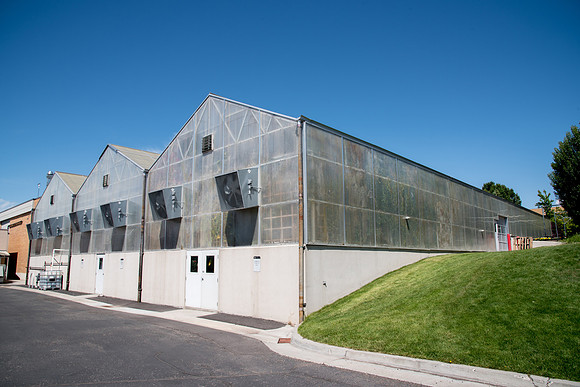 Horticulture Greenhouse on campus